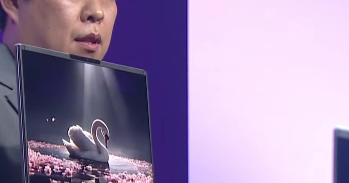 Project Swan on-stage still (branding cropped)
