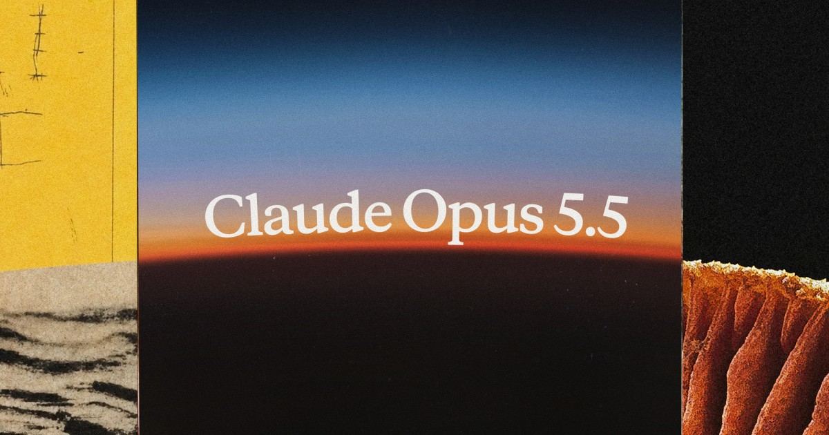 Claude Opus 5.5 official announcement still